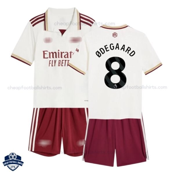 Arsenal Third Kids Football Kit 25/26 ØDEGAARD 8 - Overview