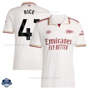Arsenal Third Men Football Shirt 25/26 RICE 41 - Overview