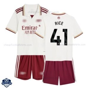Arsenal Third Kids Football Kit 25/26 RICE 41 - Overview