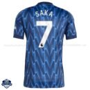 Arsenal SAKA 7 Away Men Football Shirt 25/26 - Back View