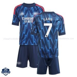 Arsenal Away Kids Football Kit 25/26 SAKA 7 - Overview