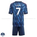 Arsenal Away Kids Football Kit 25/26 SAKA 7 - Back View