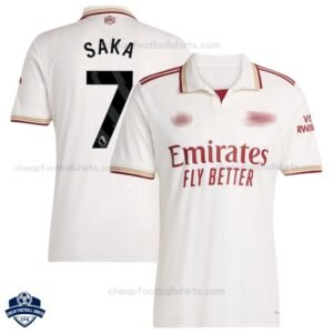 Arsenal SAKA 7 Third Men Football Shirt 25/26 - Overview