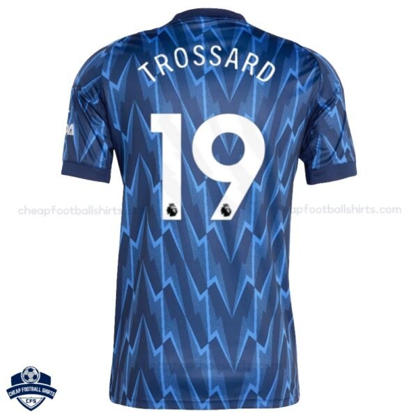 Arsenal TROSSARD 19 Away Men Football Shirt 25/26 - Back View