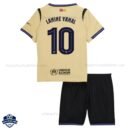 Barcelona LAMINE YAMAL 10 Away Kids Cheap Football Kit 2025/26_Back View