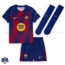 Barcelona RASHFORD 14 Home Kids Cheap Football Kit 2025/26 _Front View