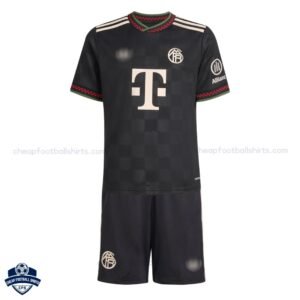 Bayern Munich CHAMPIONS LEAGUE Home Kids Football Kit 25/26 - Front View