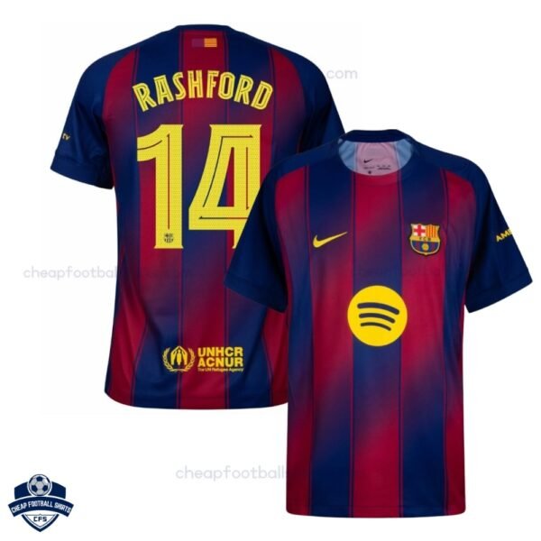 Barcelona RASHFORD 14 Home Cheap Football Shirts 2025/26_Overview