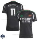 Arsenal Away Men Football Shirt 24/25 MARTINELLI 11 - Front View