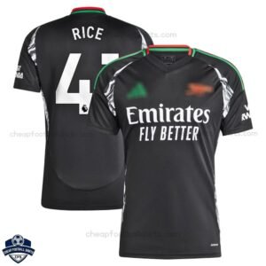 Arsenal Away Men Football Shirt 24/25 RICE 41 - Front View