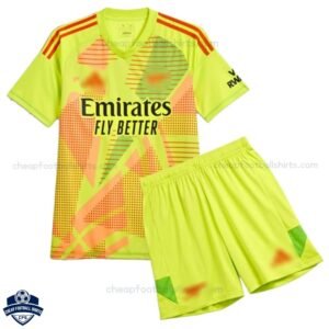 Arsenal Goalkeeper Kids Football Kit 24/25 - Front View