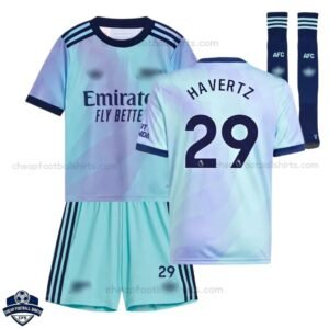 Arsenal Third Kid Kit 2024/25 Harvertz 29