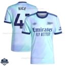 Arsenal Third Men Football Shirt 24/25 RICE 41 - Front View