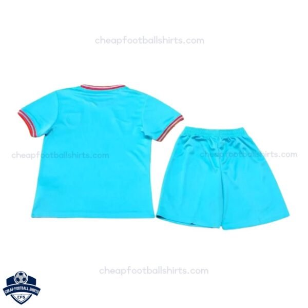 Barcelona Sky Blue Special Edition Kids Football Kit 25/26 - back view