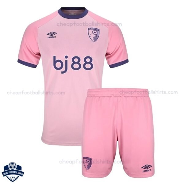 Bournemouth Third Kids Football Kit 25/26
