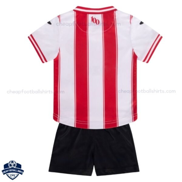 Brentford Home Kids Football Kit 25/26 - back view