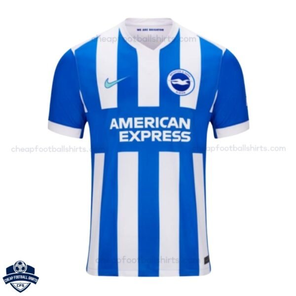 Brighton Home Men Football Shirt 25/26 DUNK 5 - Front View