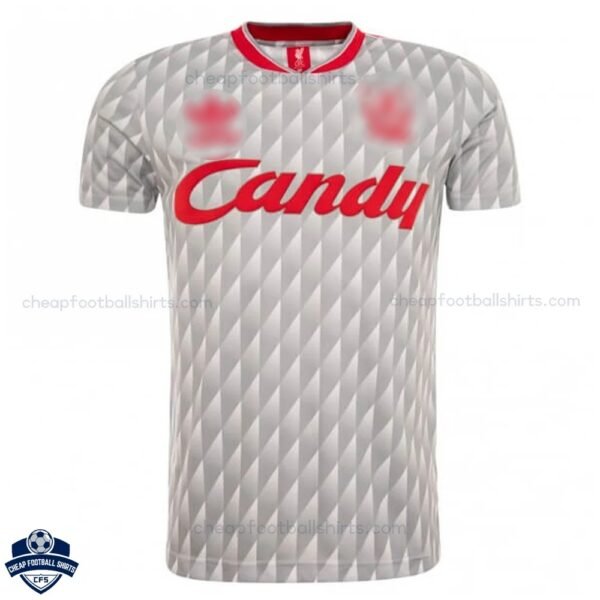 Retro Liverpool Away Men Football Shirt 89/91 - Front View