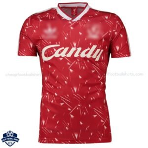 Retro Liverpool Home Men Football Shirt 89/91 - Front View