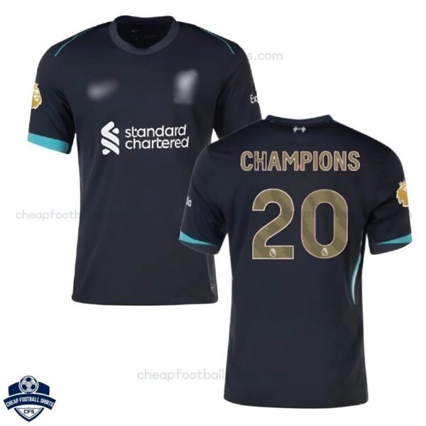 Liverpool Champions 20 Away Men Football Shirt 24/25 - Over View