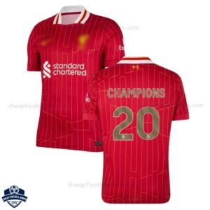 Liverpool Champions 20 Home Men Football Shirt 24/25 - Over View