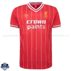 Retro Liverpool Home Men Football Shirt 81/84 - Front View