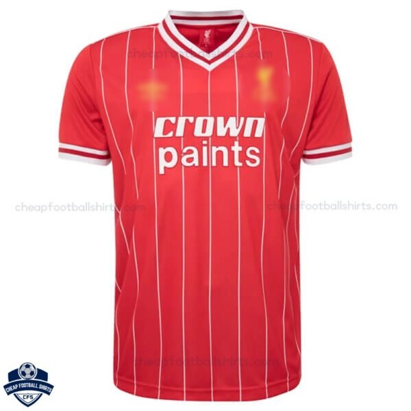 Retro Liverpool Home Men Football Shirt 81/84 - Front View