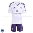 Manchester United Away Kids Football Kit 25/26 - FRONT VIEW