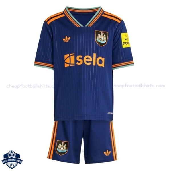 Newcastle United THIAW 12 Third Kids Kit 25/26 - Front vview