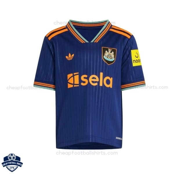 Newcastle United THIAW 12 Third Kids Kit 25/26 - shirt front view