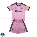 Newcastle United Pink Goalkeeeper Kids Football Kit 25/26 - Front view