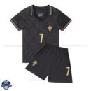 Portugal World Cup RONALDO 7 Away Kids Football Kit 2026