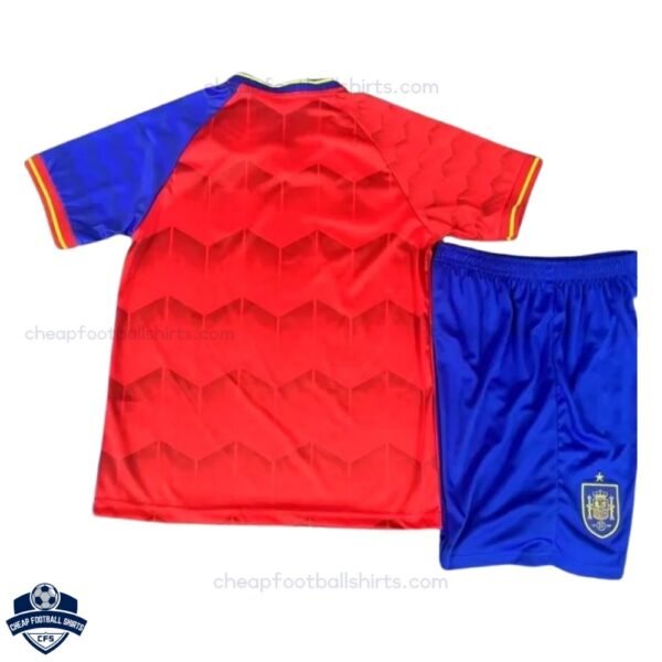 Spain Home Kids Football Kit 25/26 - back view