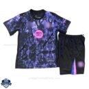 Barcelona Purple Black Special Edition Kids Football Kit 25/26 - front view