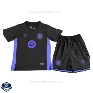 Barcelona x Kobe Bryant Pre-Match Away Kids Football Kit 25/26 - Front View