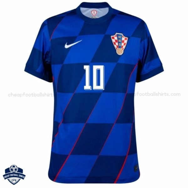 Croatia MODRIĆ 10 Away Cheap Football Shirts 2024/25_Front View
