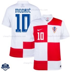 Croatia MODRIĆ 10 Home Cheap Football Shirts 2024/25_Overview