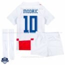 Croatia MODRIĆ 10 Home Kids Cheap Football Kit 2024/25_Back View