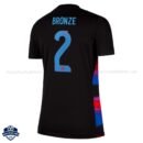 England Away Women Football Shirt 25/26 BRONZE 2 - Back View