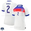 England Home Women Football Shirt 25/26 BRONZE 2 - Overview-blur