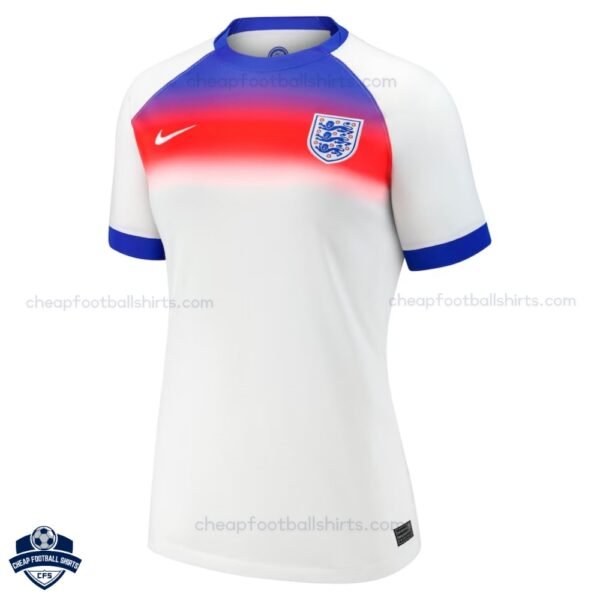 England Home Women Football Shirt 25/26 - Front View