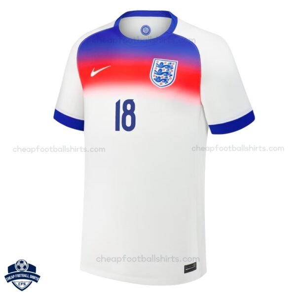 England KELLY 18 Home Cheap Football Shirts 2025/26_Front View