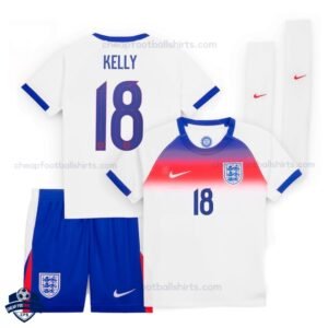 England KELLY 18 Home Kids Cheap Football Kit 2025/26_Overview