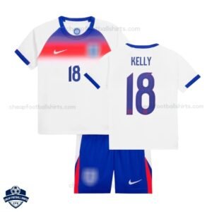 England KELLY 18 Home Kids Cheap Football Kit 2025/26_Overview