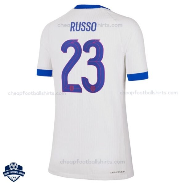 England Home Cheap Football Shirt 25/26 RUSSO 23 - Back View