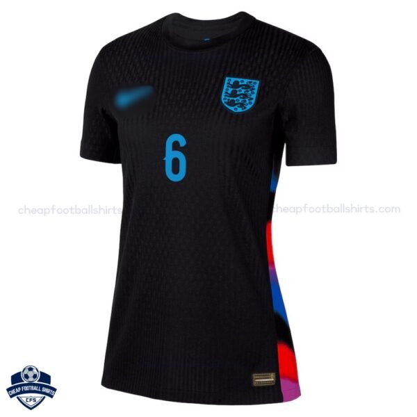 England Away Women Cheap Football Shirt 25/26 WILLIAMSON 6 - Front View