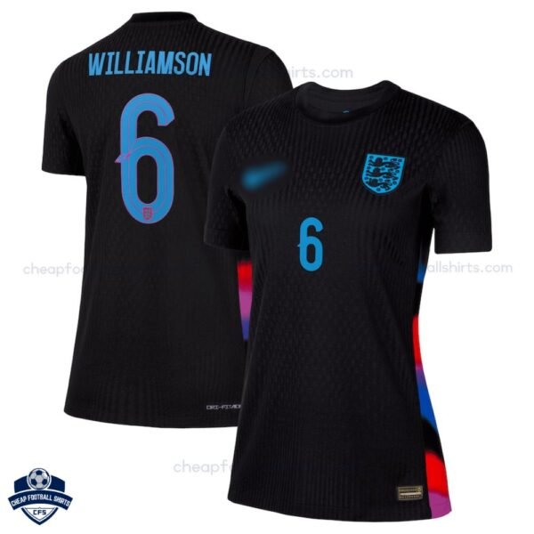 England Away Women Cheap Football Shirt 25/26 WILLIAMSON 6 - Overview