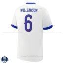 England WILLIAMSON 6 Home Cheap Football Shirts 2025/26_Back View