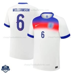England WILLIAMSON 6 Home Cheap Football Shirts 2025/26_Overview