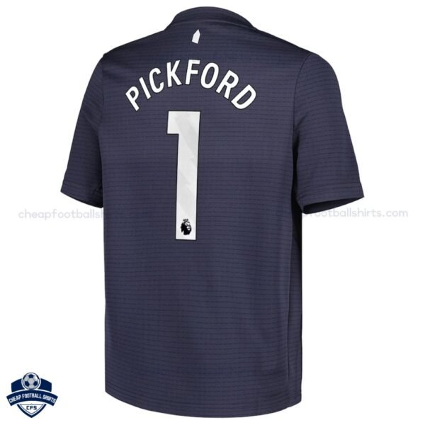 Everton Away Goalkeeper Men Football Shirt 25/26 PICKFORD 1 - Back View